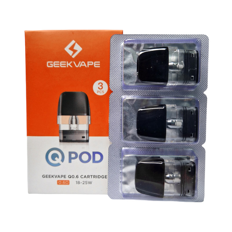 Geekvape Q Pod Cartridge for Sonder Q Kit / Wenax Q Kit / AQ Kit / Digi-Q Kit / Wenax Q Mini 2ml (3pcs/pack)