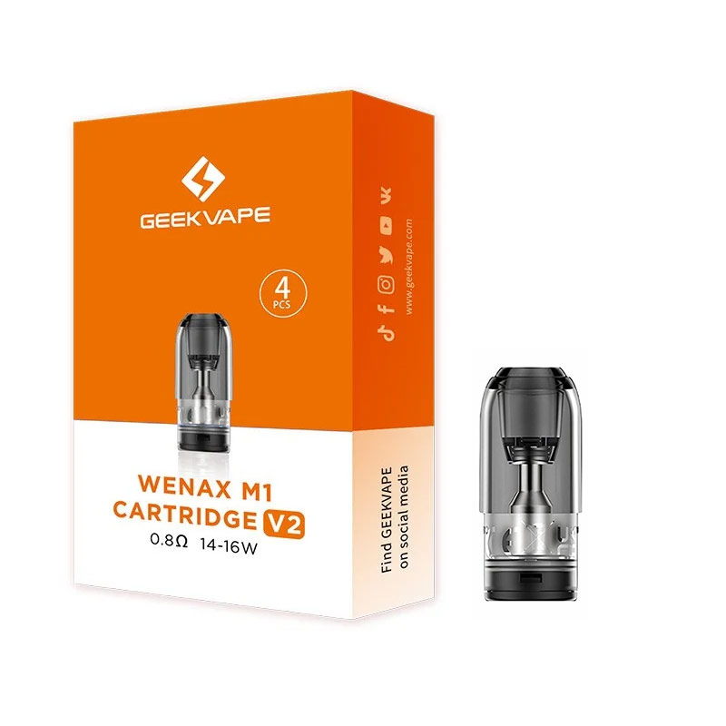 Geekvape Wenax M1 Cartridge V2 Pod 2ml (4pcs/pack)