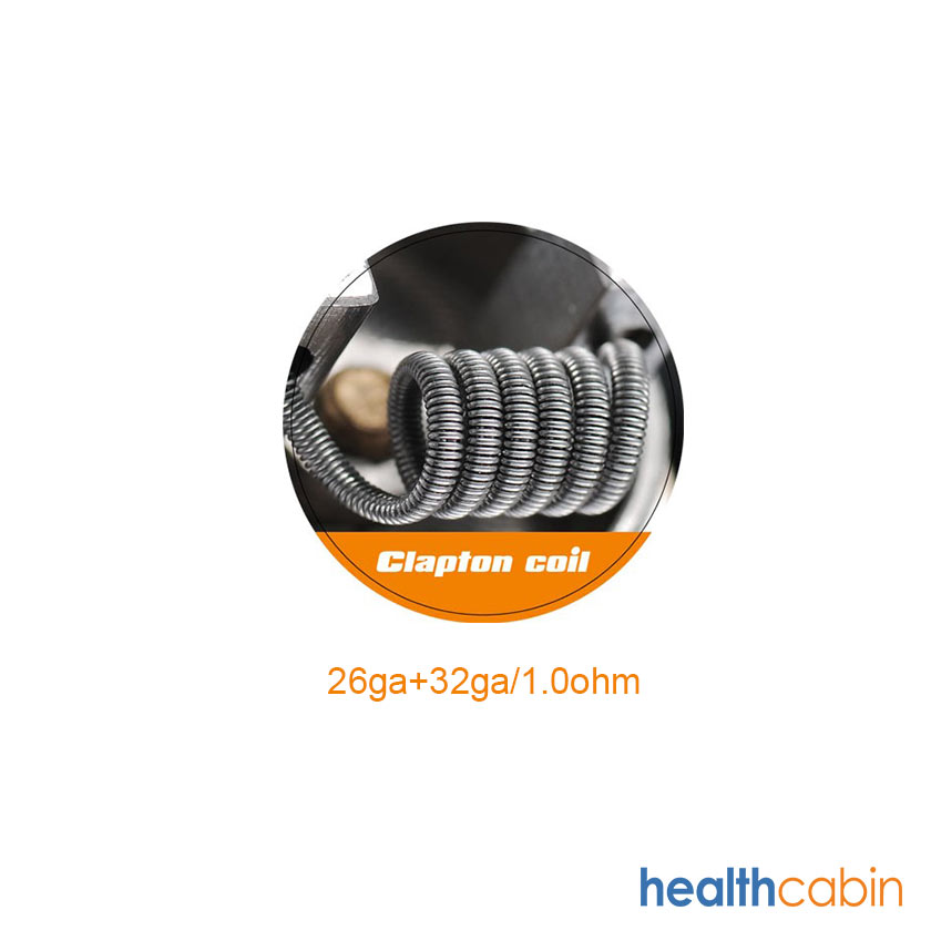 [Buy 10 get 5 Free] 10 Packs 5pc Geekvape Kanthal Clapton Prebuilt Coil (26ga+32ga)