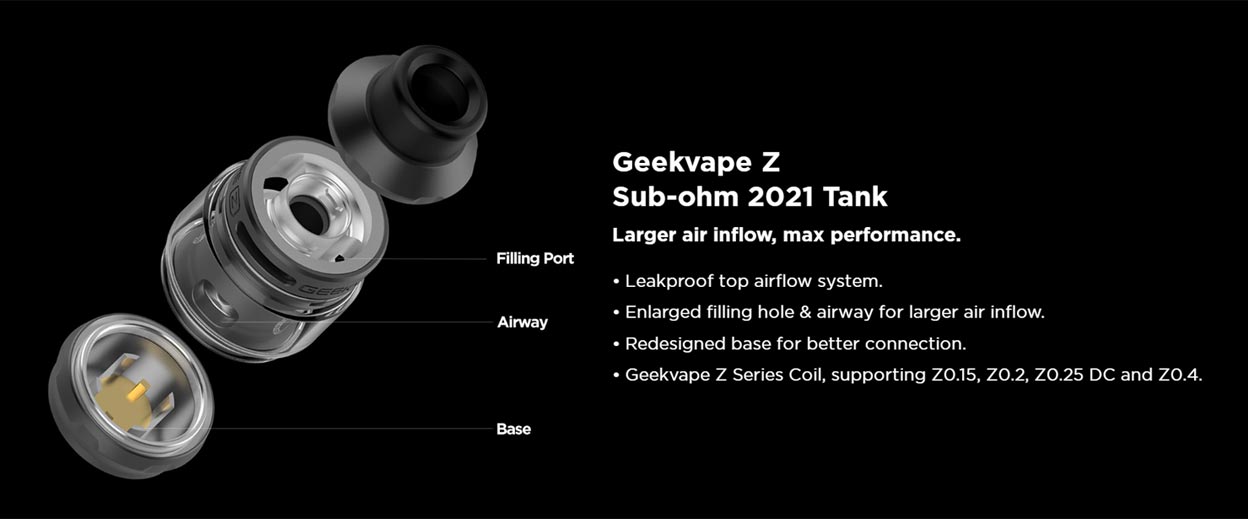 Geekvape Max100 (Aegis Max 2) 100W Kit with Z Subohm 2021Tank Atomizer 5ml