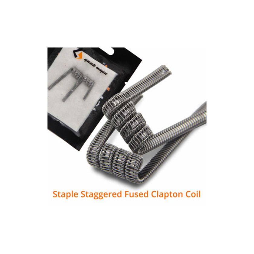 Geekvape Staple Staggered Fused Clapton Coil((24ga+32ga)*2+32ga*20ga)+34ga