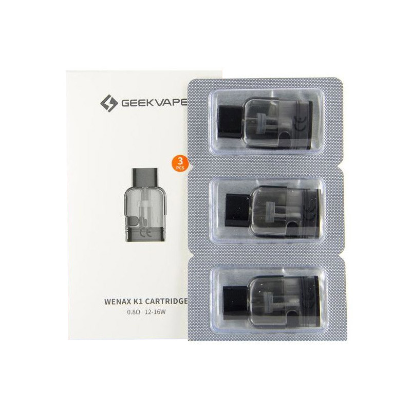 Geekvape Wenax K1 Pod Cartridge for Wenax K1 SE / Wenax K1 Kit / Wenax K2 Kit (3pcs/pack)