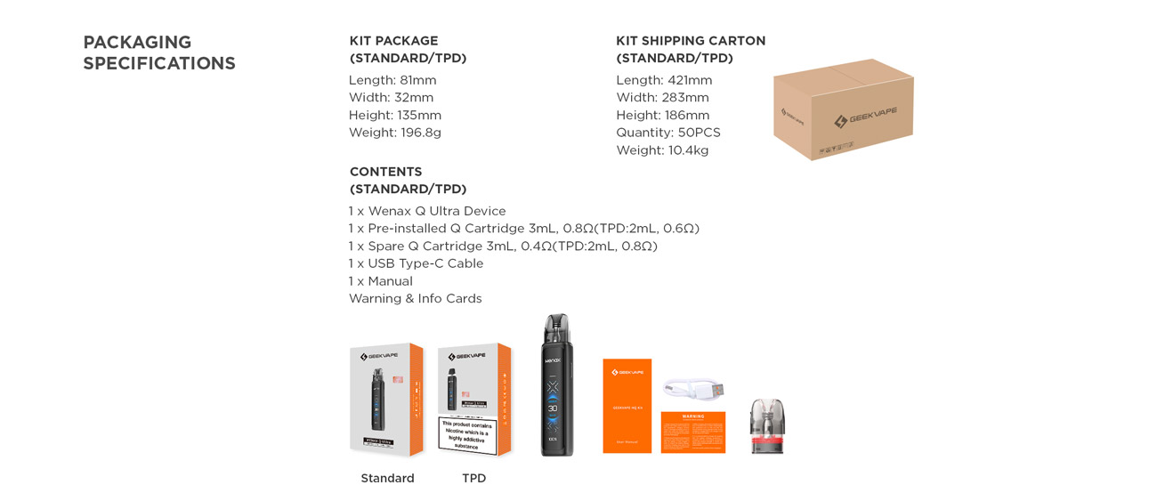 Geekvape Bộ Wenax Q Ultra