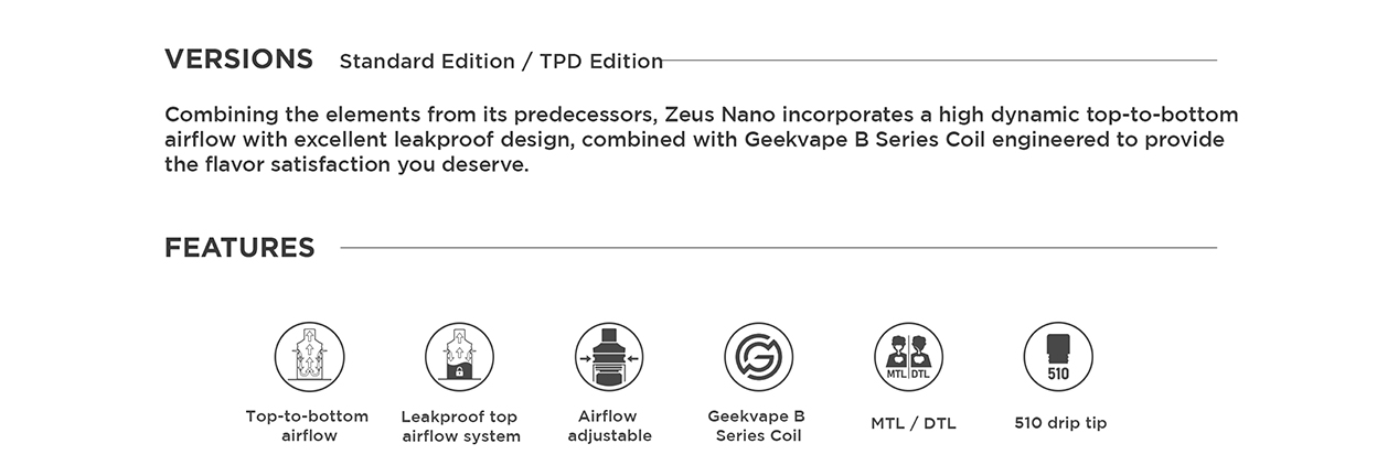 Geekvape Zeus Nano Tank