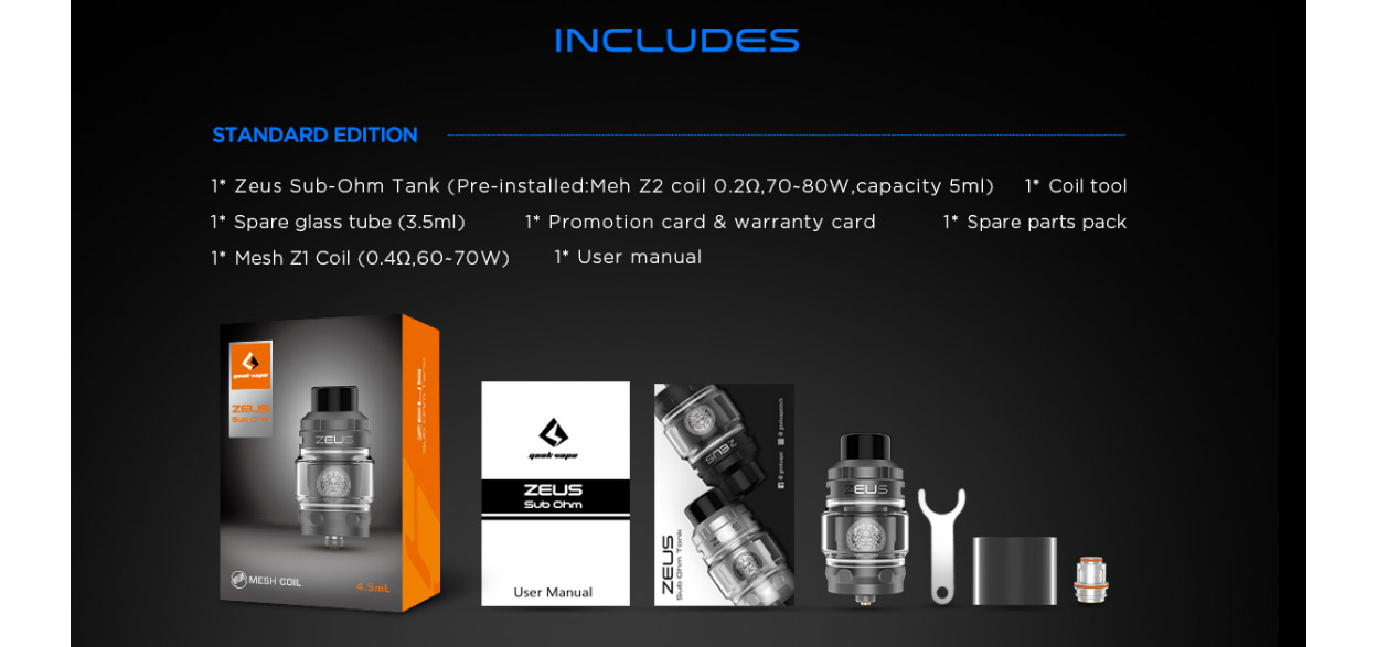 Geekvape Z Sub Ohm Tank Atomizer 5ml