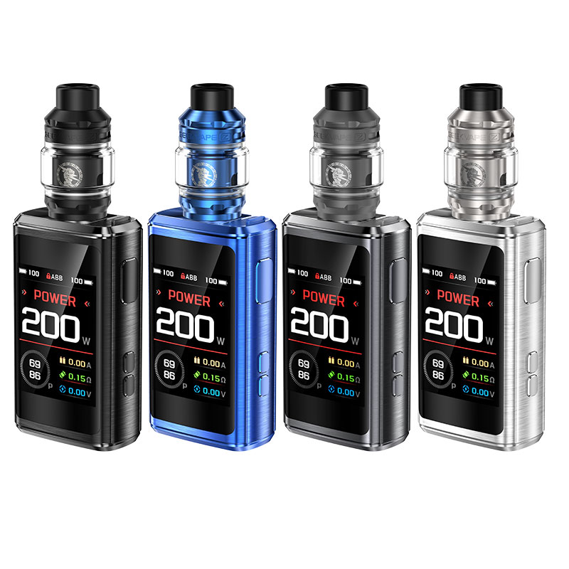 Geekvape Z200 (Zeus 200) Box Mod Kit with Z Sub Ohm 2021 Tank Atomizer 5.5ml