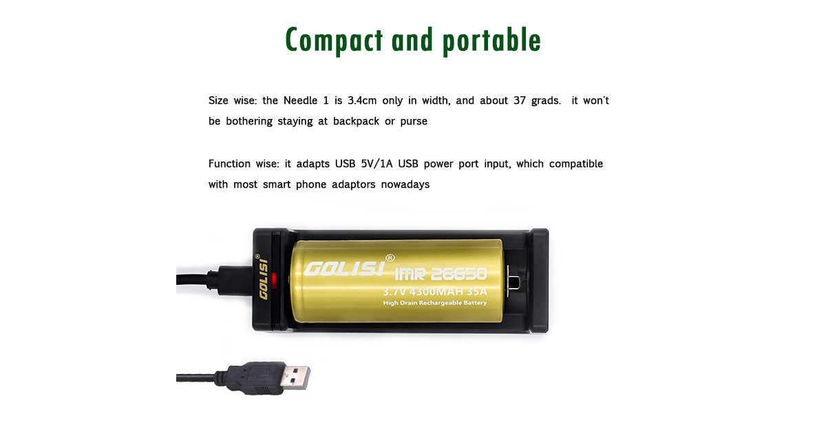 Golisi Needle 1 USB Charger