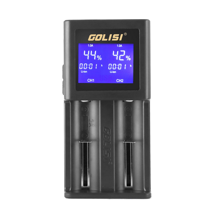 Golisi S2 2.0A Smart Charger with LCD Screen AU,UK Plug