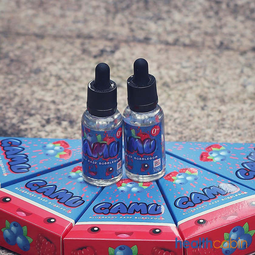 30ml GAMU Blueberry Rasp Bubblegum E-Liquid MADE IN THE USA Original Packaging (40PG/60VG)