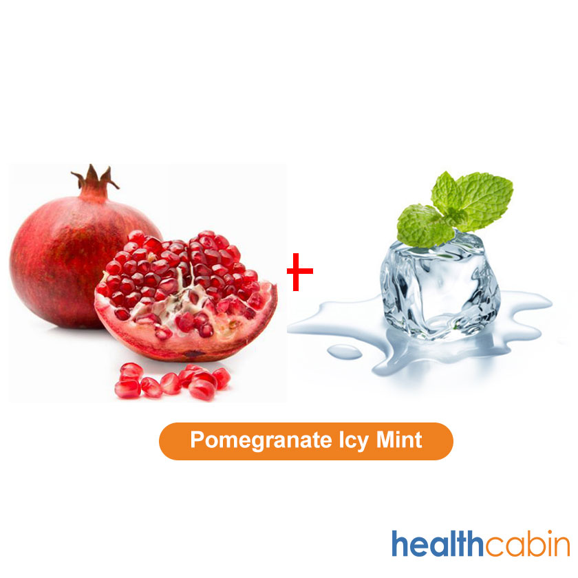 500ml HC E-Liquid Pomegranate Icy Mint 75PG/25VG (Flavoring Essence Doubled)
