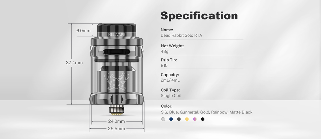 Hellvape Dead Rabbit Solo RTA