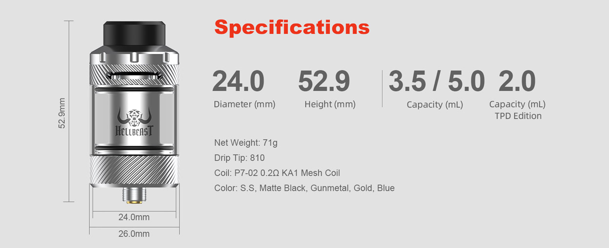 Hellvape Hellbeast 2 Tank