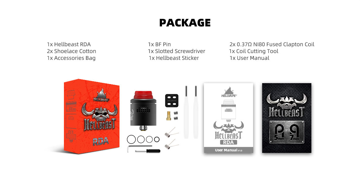 Hellvape Hellbeast RDA Atomizer