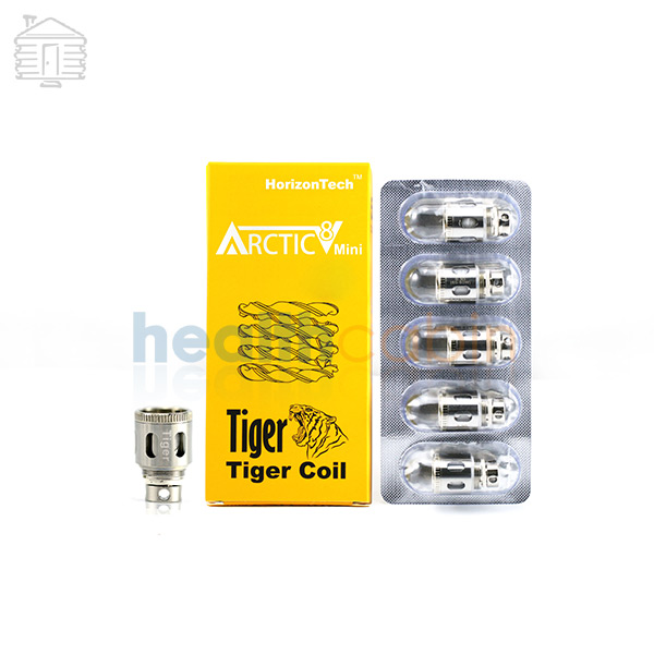 5pc Tiger Coils (0.3ohm) for Horizon Arctic V8 & Arctic V8 Mini Atomizer