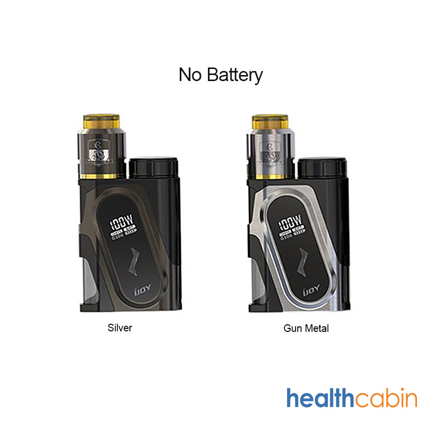 iJoy CAPO 100W Squonk Kit Silver,Gunmetal