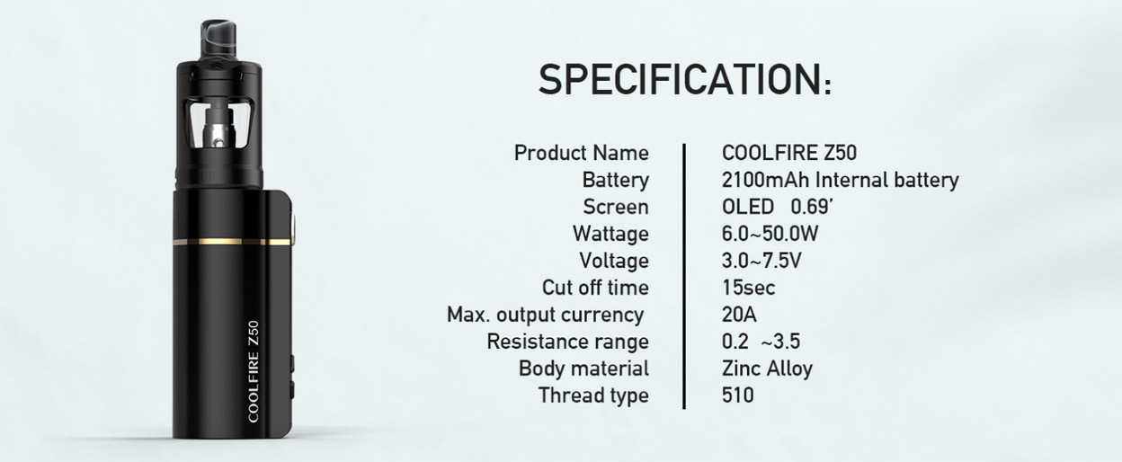 Innokin Coolfire Z50 Kit