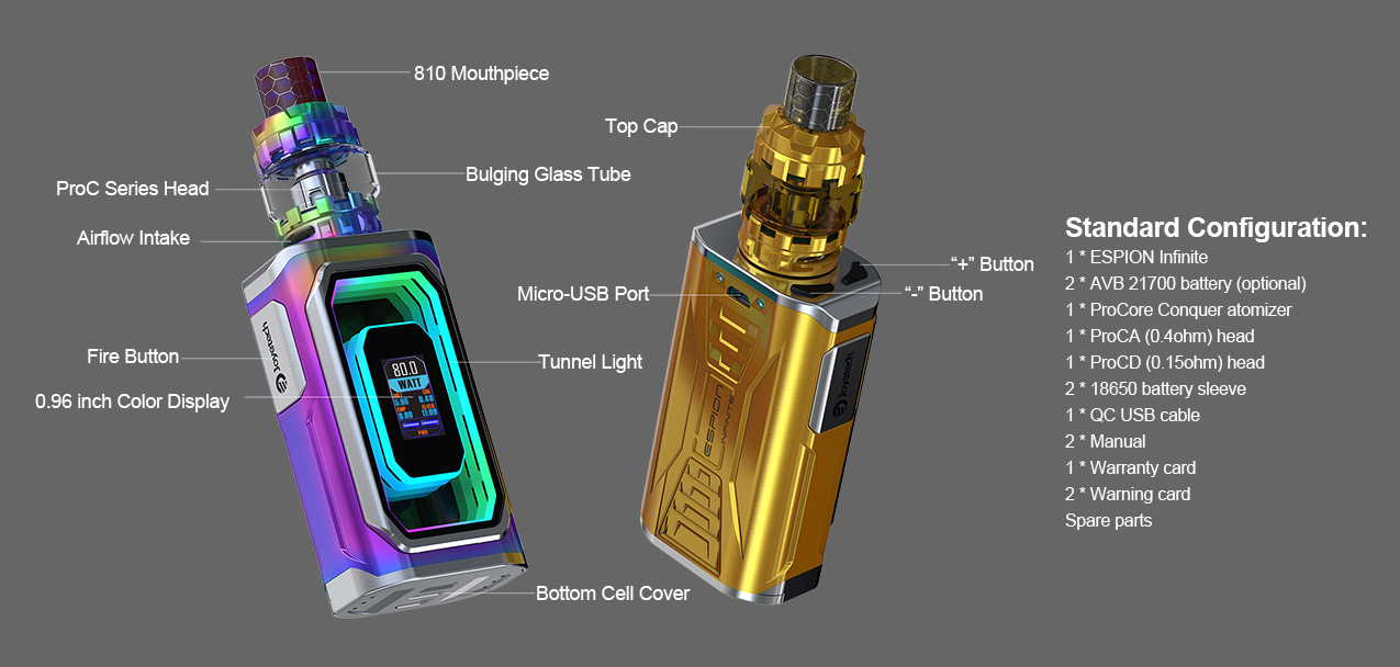 Joyetech Espion Infinite 230W Mod Kit