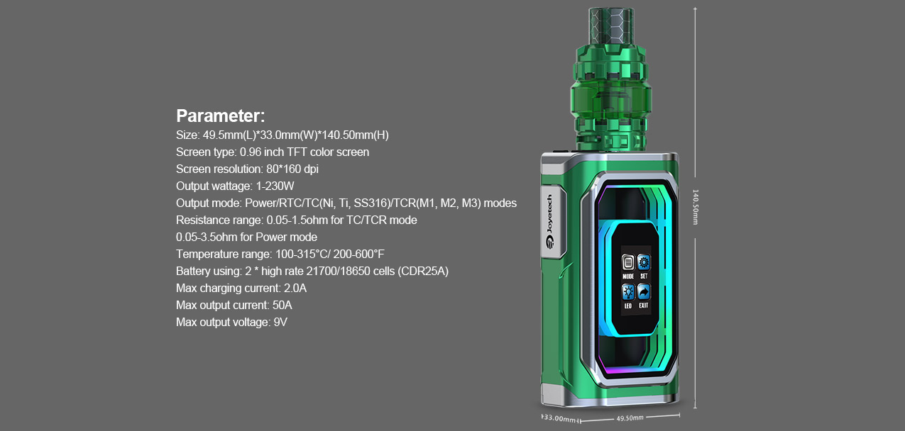 Joyetech Espion Infinite 230W Mod Kit