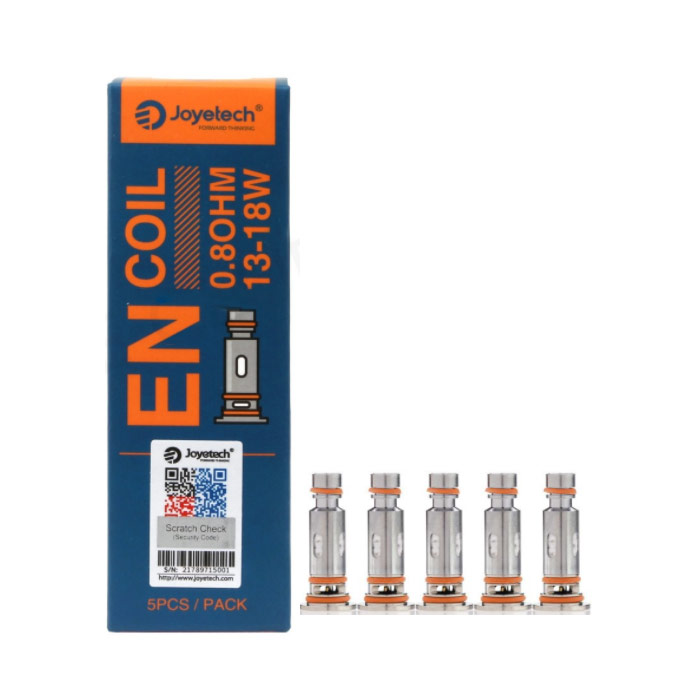 Joyetech EN Replacement Coil for Evio C Kit / Evio Kit / Evio Solo Kit / EVIO Grip Kit / EVIO M Kit / eGo Nexo Kit /Eleaf EN Air Tank / EN Drive Tank / EVIO M PRO Kit (5pcs/Pack)