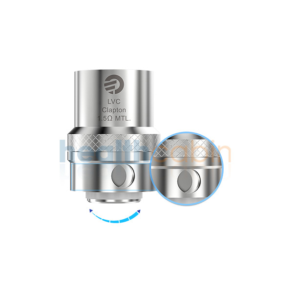 Joyetech LVC Clapton Coil Head (1.5ohm) for Elitar Pipe & Ego Twist Kit & Ego Mega Twist & Cubis Pro & Cubis Pro Mini & Evic Aio & Evic VTC Dual(5pcs/pack)