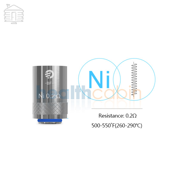 5pc Joyetech Ni Coil Head (0.2ohm) for Cubis & Cuboid Mini Atomizer & eGrip II & Cubis Pro & Evic Aio