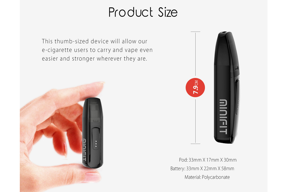 Justfog Minifit Starter Kit 1.5ml 370mAh