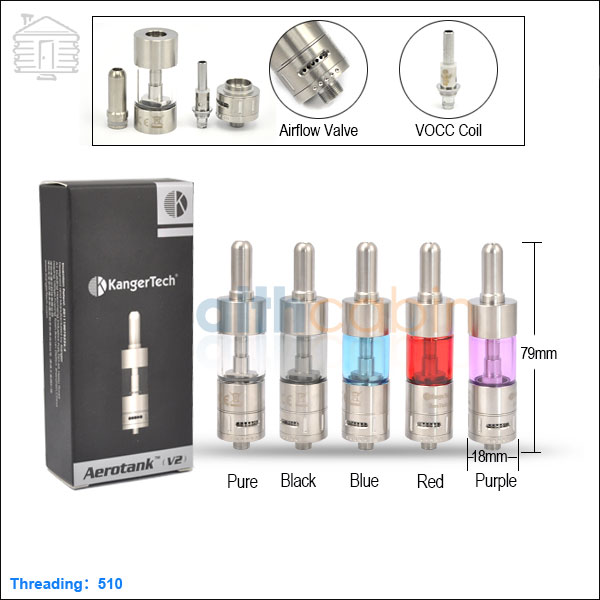 KangerTech AeroTank V2 VOCC Glass Clearomizer