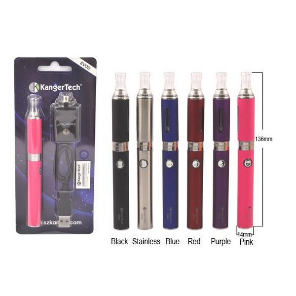 Upgraded Kangertech Evod Blister Pack Kit With SOCC Coil 650mAh