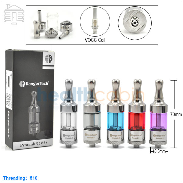 KangerTech Protank 3 Glass VOCC Clearomizer 2.8ml