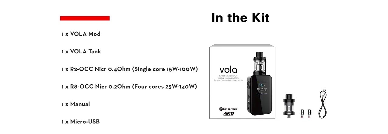 KangerTech Vola 100W Kit