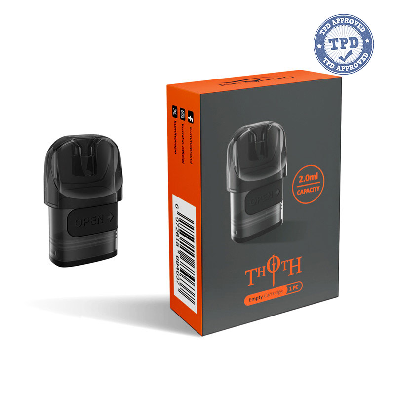 Kumiho THOTH Empty Pod Cartridge for THOTH T, THOTH G, THOTH C, THOTH S, THOTH G Lite, THOTH T Pro,THOTH B,THOTH Q & Q Pro
