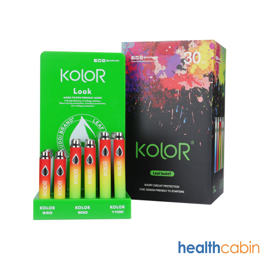 Leaf Buddi Kolor-Passthrough Battery (30 count)