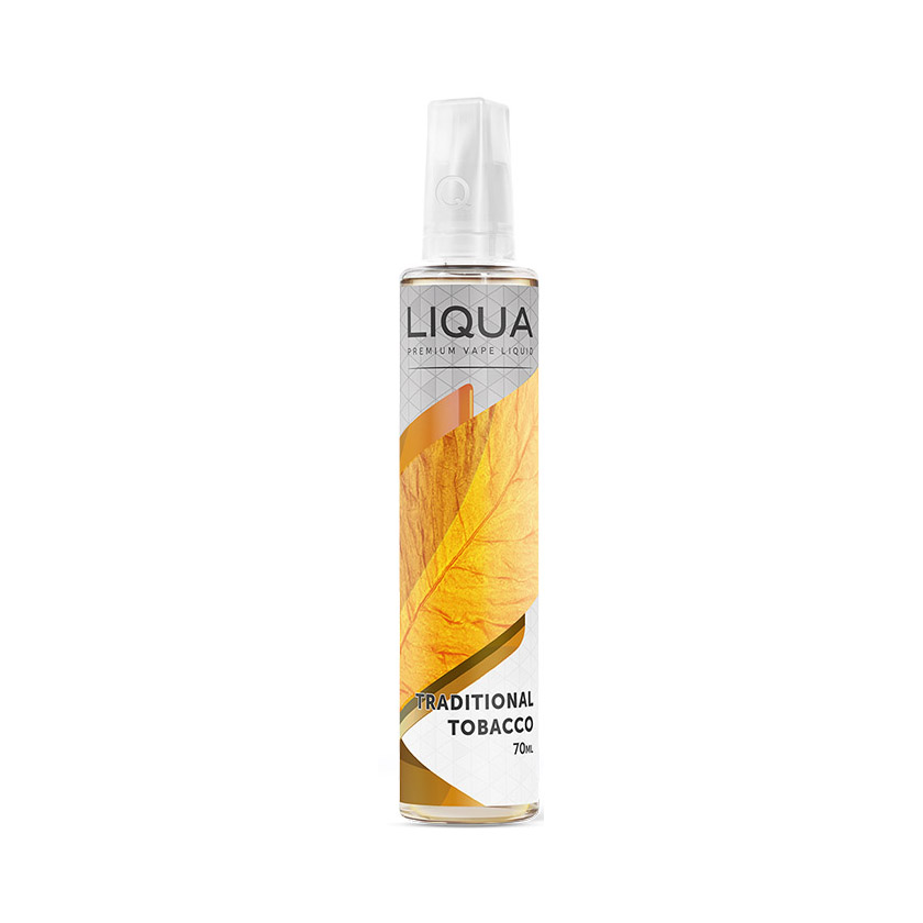 70ml LIQUA Traditional Tobacco E-Liquid (50PG/50VG)