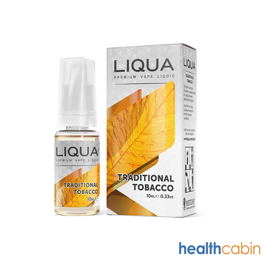 10ml NEW LIQUA Traditional Tobacco E-Liquid (50PG/50VG)