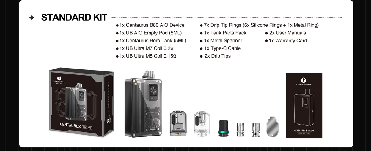 Lost Vape Centaurus B80 Kit