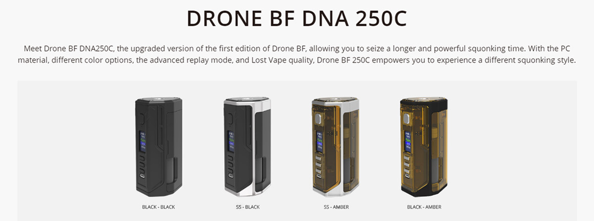 Lost Vape Drone DNA250C Mod