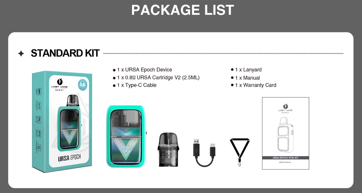 Lost Vape Ursa Epoch Kit