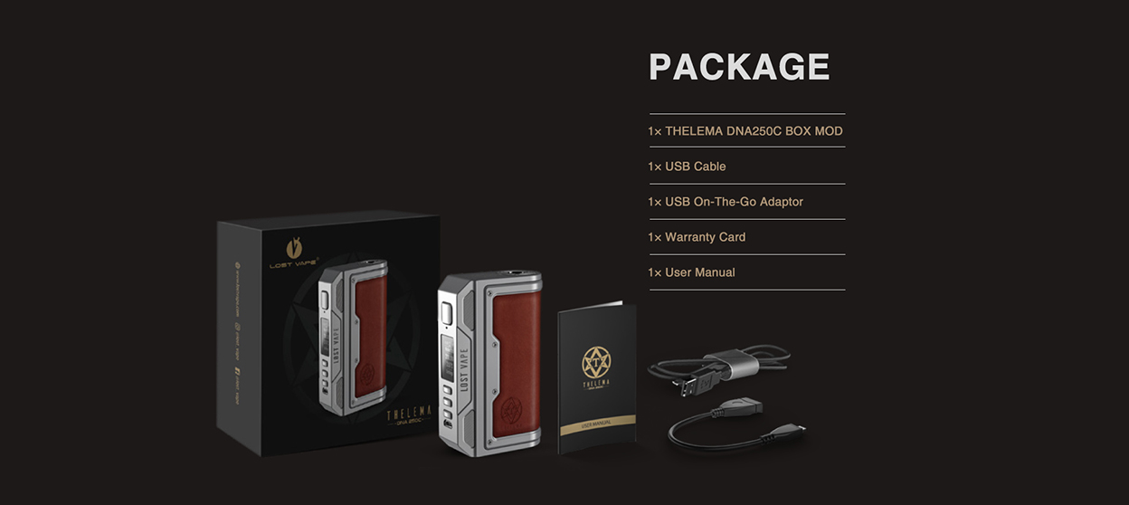 Lost Vape Thelema DNA250C Box Mod