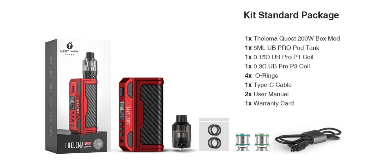Lost Vape Thelema Quest Kit