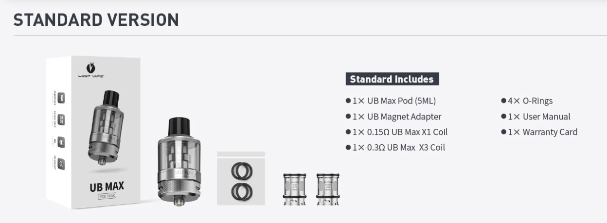 Lost Vape UB Max Tank