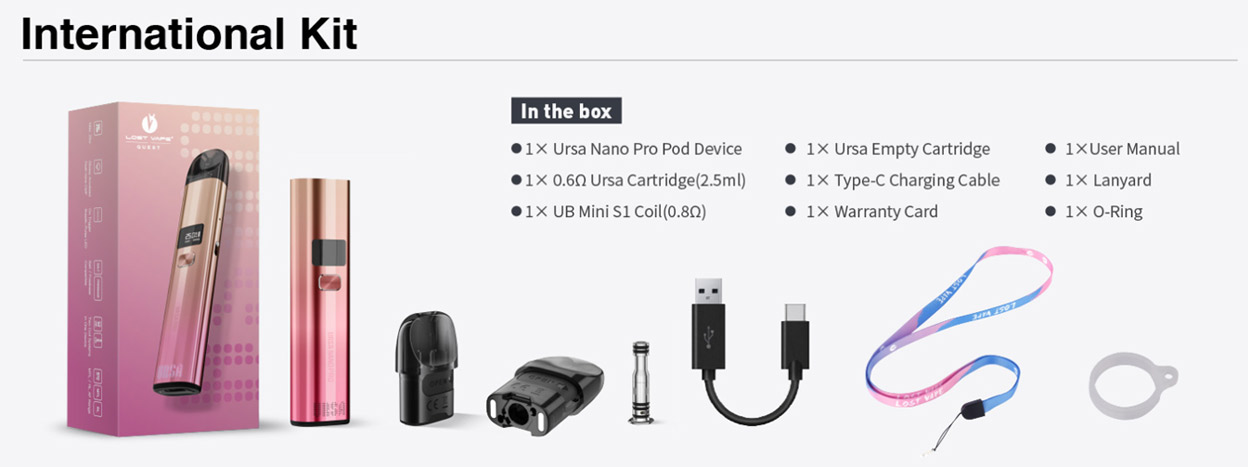 Lost Vape Ursa Nano Pro Kit