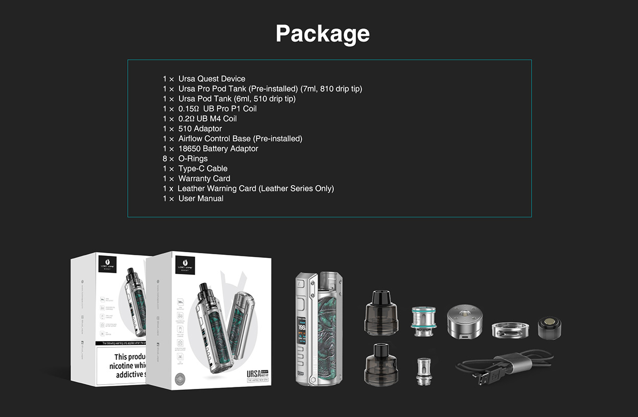 Lost Vape Ursa Quest Multi Kit