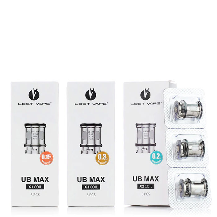 Lost Vape UB Max Replacement Coil for Centaurus Q200 Kit / Centaurus M100 Kit (3pcs/pack)