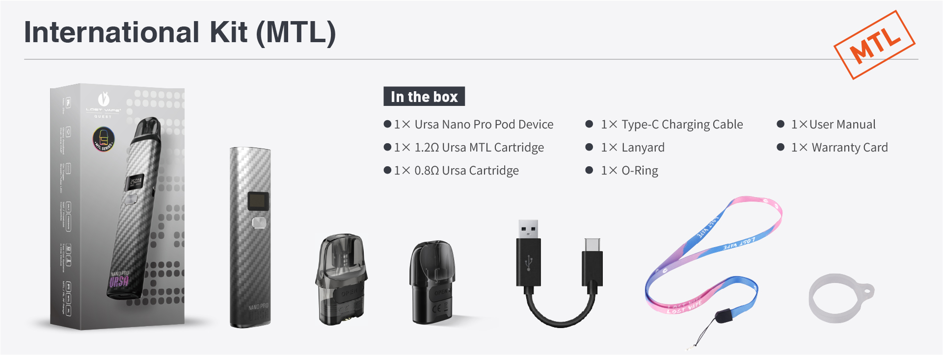 Lost Vape Ursa Nano Pro Kit