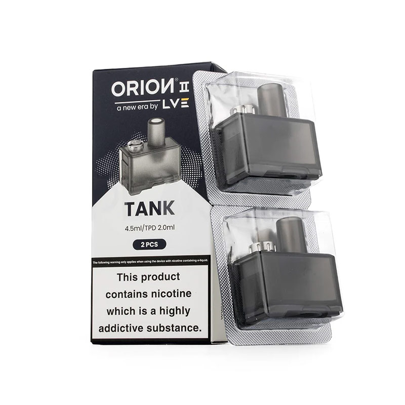 LVE Orion II Empty Pod Cartridge 4.5ml/4.0ml (2pcs/pack)