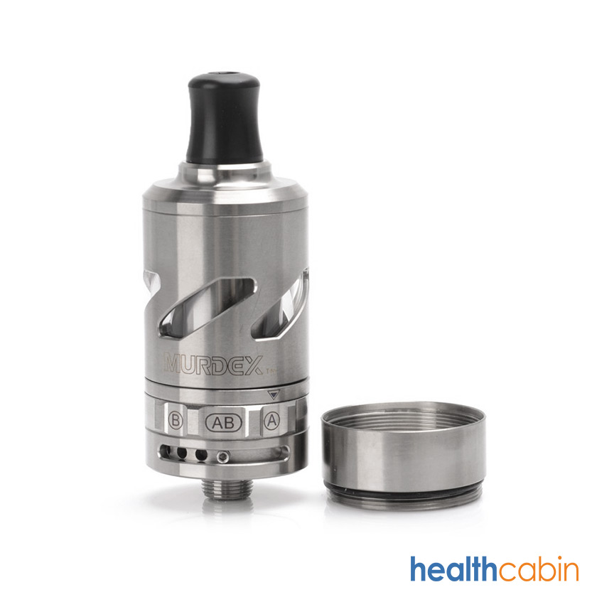 Murdex Halo T SS316L Coil Control RDTA Atomizer 2ml,Silver