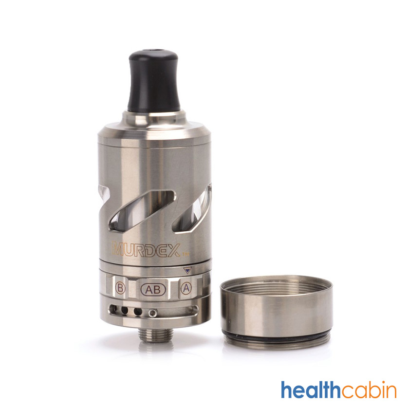 Murdex Halo T Titanium Coil Control RDTA Atomizer 2ml,Silver