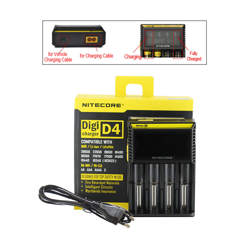 Nitecore Digicharger D4 (Euro Plug)