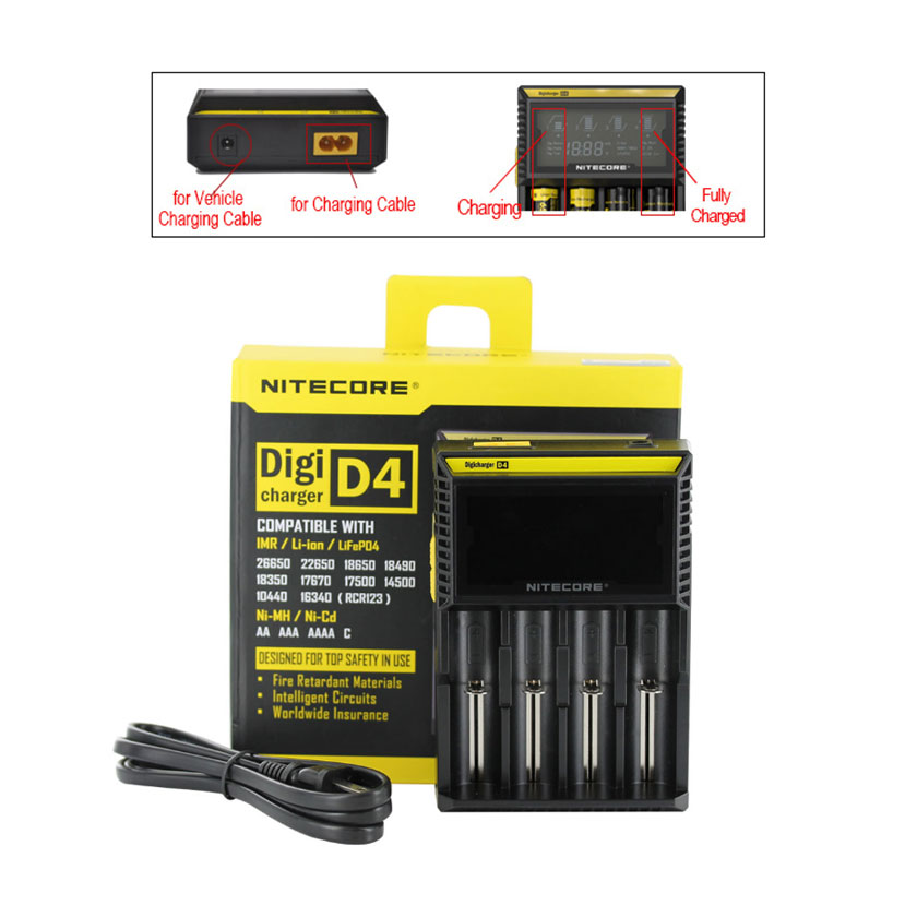 Nitecore Digicharger D4 (US Plug)