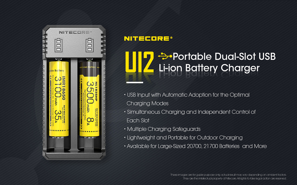 Nitecore UI2 USB Charger